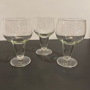 Vintage Hollow Stem Cocktail/ Beer Glasses